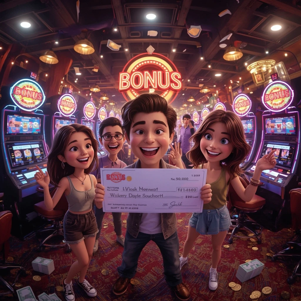bonus dans les mains de l'homme au casino MyEmpire Casino